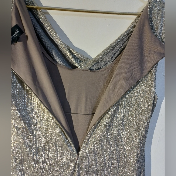 CONNECTED APPAREL Women’s Shiny Dress - Picture 8 of 9